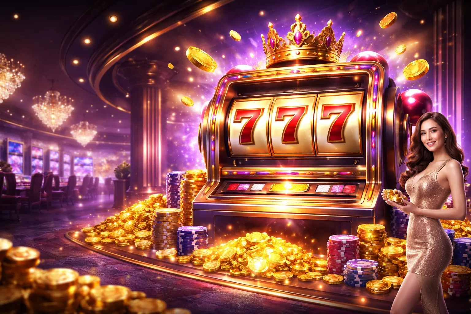 Hình ảnh chính về trò chơi Slot Game và Nổ Hũ tại nuw88
